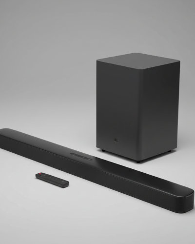 Soundbar para TV 2.1 Canais com Subwoofer Sem Fio - JBL Bar 2.1 Deep Bass - 300W RMS - Bluetooth 5.0 - HDMI ARC - Controle Remoto - Dolby Digital - Preto